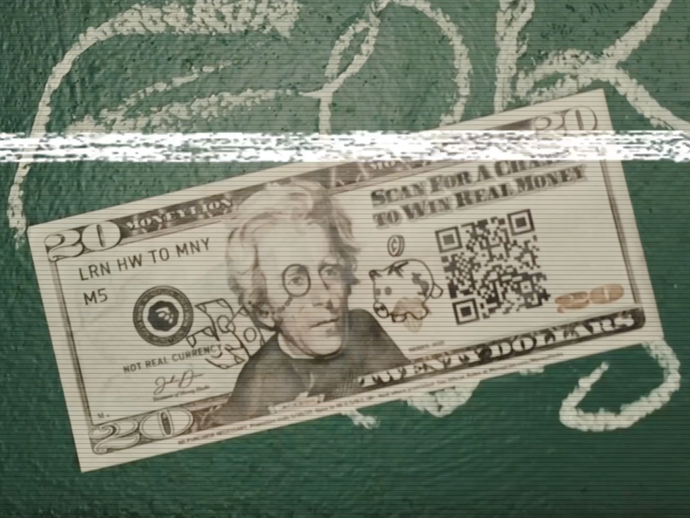 Using fake money to teach about real money.